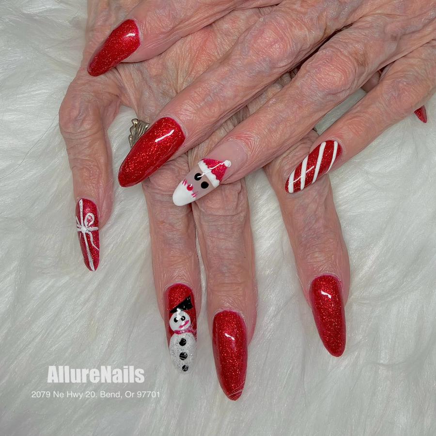 Nail collection at Allure Nails & Spa